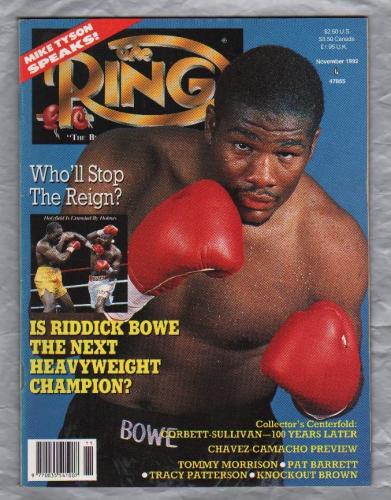 The Ring - Vol.71 No.11 - November 1992 - `Is Riddick Bowe The Next Heavyweight Champion?` - The Ring Magazine Inc.