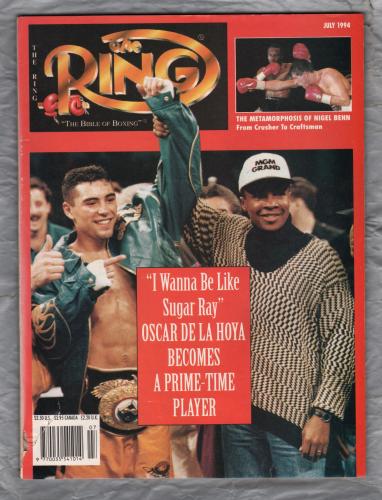 The Ring - Vol.73 No.7 - July 1994 - `"I Wanna Be Like Sugar Ray`` Oscar De La Hoya` - The Ring Magazine Inc.