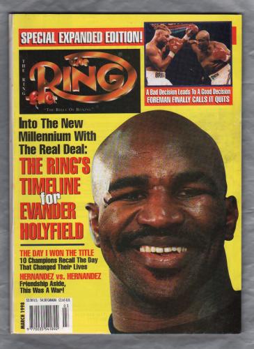 The Ring - Vol.77 No.3 - March 1998 - `The Ring`s Timeline For Evander Holyfield` - The Ring Magazine Inc.