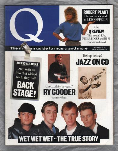 Q Magazine - Issue No.18 - March 1988 - `Wet Wet Wet - The True Story` - Published by Emap Metro