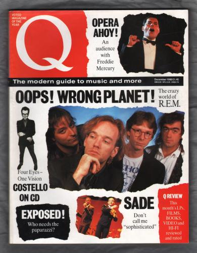 Q Magazine - Issue No.27 - December 1988 - `Opera Ahoy! An Audience With Freddie Mercury` - Published by Emap Metro