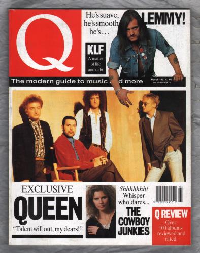 Q Magazine - Issue No.54 - March 1991 - `Exclusive Queen "Talent Will Out,My Dears!"` - Published by Emap Metro