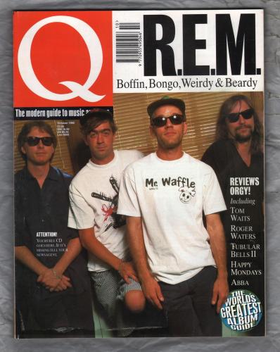 Q Magazine - Issue No.73 - October 1992 - `R.E.M Boffin,Bongo,Weirdy & Beardy` - Published by Emap Metro