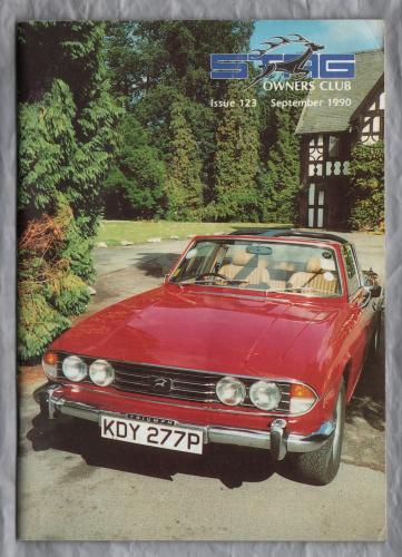 Stag Owners Club - Issue No.123 - September 1990 - `East Hants Barbeque` - Published by The Stag Owners Club