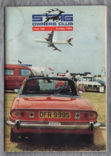 Stag Owners Club - Issue No.168 - October 1994 - `Turning Heads At G-Mex` - Published by The Stag Owners Club