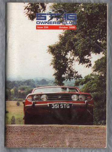 Stag Owners Club - Issue No.234 - October 2000 - `National Day 2000` - Published by The Stag Owners Club