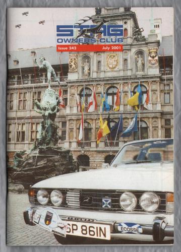 Stag Owners Club - Issue No.242 - July 2001 - `Out & About` - Published by The Stag Owners Club