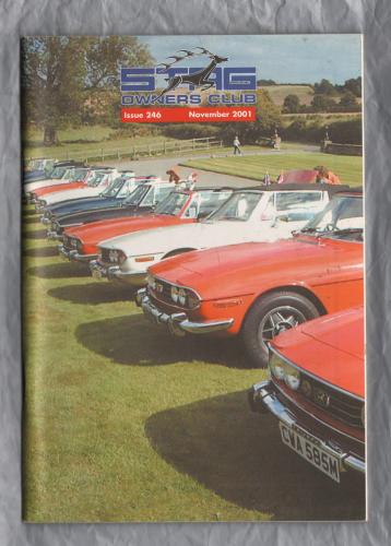 Stag Owners Club - Issue No.246 - November 2001 - `10.Wheels & Tyres` - Published by The Stag Owners Club