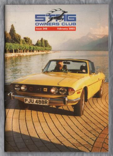 Stag Owners Club - Issue No.248 - February 2002 - `Bodywork & Windscreen (Cont)` - Published by The Stag Owners Club