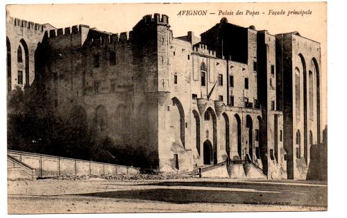 `Avignon - Palais des Papes - Facade principale` - Postally Unused - Edition Prevot Postcard