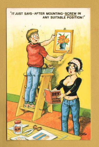 `It Just Says - After Mounting-Screw In...Comic Series,2015` - Postally Unused - Bamford & Co Ltd Postcard