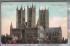 `Lincoln Cathedral` - Postally Unused - Valentine`s Produced Postcard