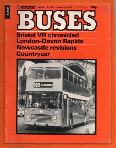 Buses Magazine - Vol.34 No.323 - February 1982 - `Bristol VR Chronicled` - Published by Ian Allan Ltd
