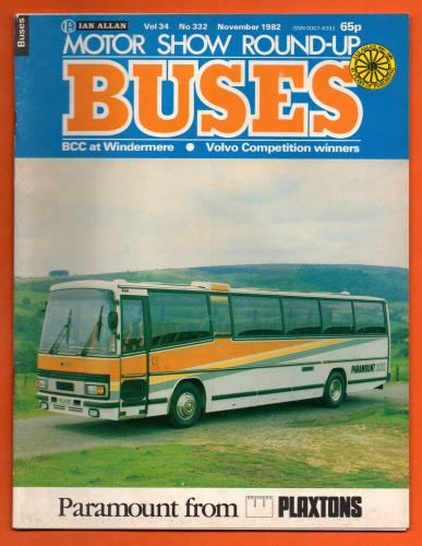 Buses Magazine - Vol.34 No.332 - November 1982 - `Paramount From Plaxtons` - Published by Ian Allan Ltd