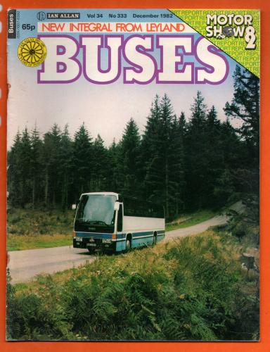 Buses Magazine - Vol.34 No.333 - December 1982 - `Motor Show 82 - Report` - Published by Ian Allan Ltd