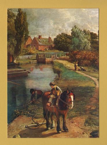 `Flatford Mill - John Constable` - Postally Unused - The Medici Society Postcard.