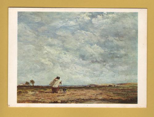 `A Windy Day - David Cox` - Postally Unused - Tate Gallery Postcard.