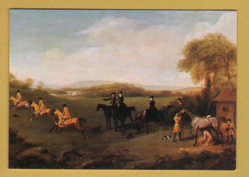 `Duke And Duchess Of Richmond Watching Horses - George Stubbs` - Postally Unused - The Medici Society Ltd Postcard.