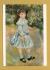 `Girl With A Hoop - Auguste Renoir` - Postally Unused - The Medici Society Ltd Postcard.