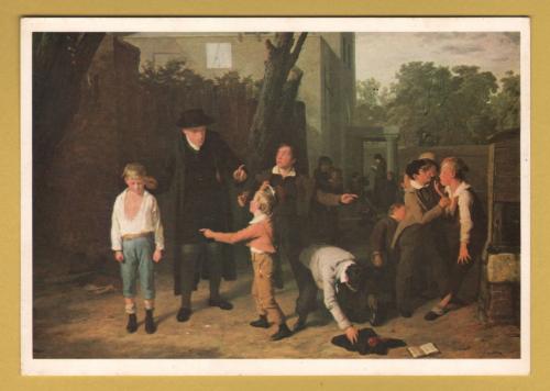 `The Fight Interrupted - William Mulready` - Postally Unused - Victoria and Albert Museum Postcard.