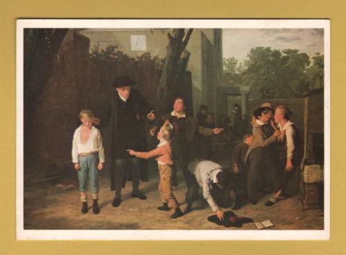`The Fight Interrupted - William Mulready` - Postally Unused - Victoria and Albert Museum Postcard.