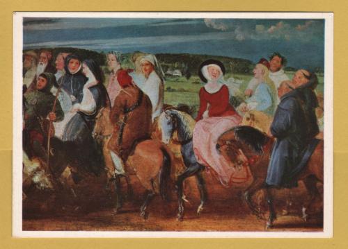 `The Pilgrimage To Canterbury - Thomas Stothard` - Postally Unused - Tate Gallery Postcard.