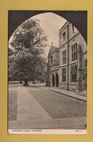 `Winchester College, Winchester` - Postally Unused - Jarrold & Sons Postcard.