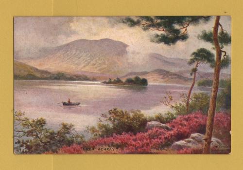 `Loch Achray` - Postally Unused - Valentine Postcard.