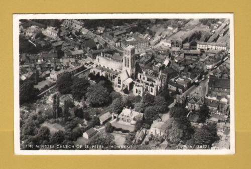 `The Minster Church of St. Peter - Howden` - Postally Unused - Aerofilms Ltd. Postcard.