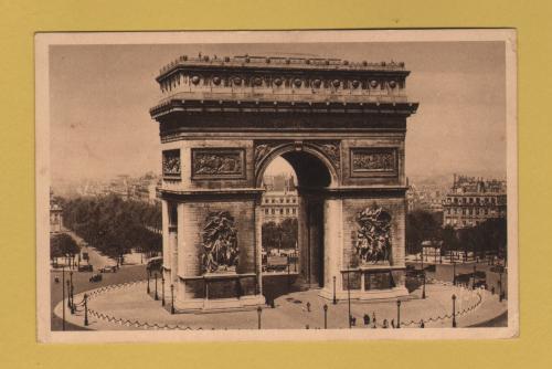 `141 Arc de Triumphe - The Triumphal Arch` - Postally Unused - Yvon Postcard.