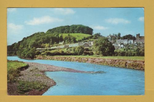 `View From The River, Llandeilo` - Postally Used - Llandeilo 1st July 1968 Postmark - Producer Unknown