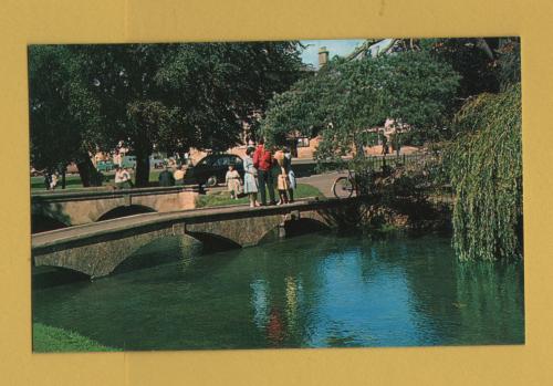 `Two Bridges, Bourton-On-The-Water` - Postally Unused - Plastichrom Postcard.