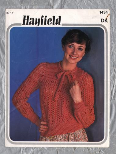 Hayfield - Bust Size 32/44" (81/107cm) - Design No.1434 - Sweater - Knitting Pattern