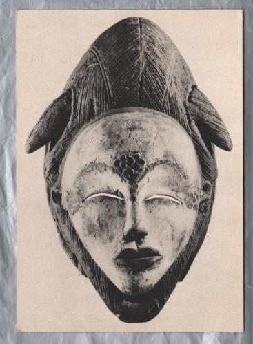 `African Sculpture - Mask of a Female Ghost` - Collection Princesse Gourielli - Postally Unused - Fernand Hazan Postcard