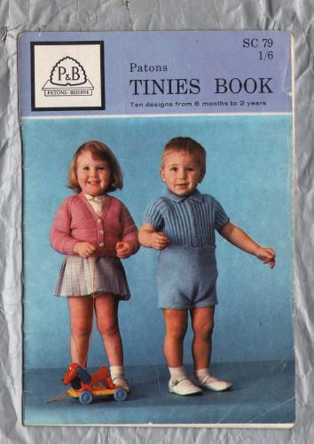 P&B Wools - Tinies Book - Ten Designs From 6 Months to 2 Years - Design No.SC79 - Knitting Pattern