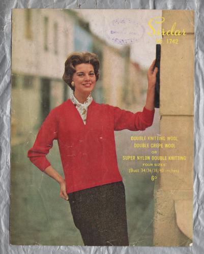 Sirdar - Double Knitting - 34-40" (86-102cm) - Design No.1742 - Lady`s Sweater - Knitting Pattern