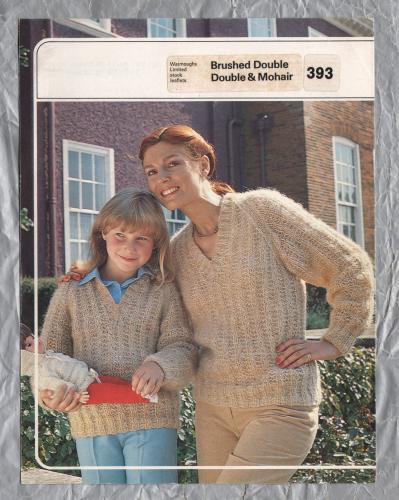 Watmoughs Limited Stock Leaflet - Chest Sizes: 24-32" (61-81cm) & 34-42" (86-107cm) - Design No.393 - Sweaters - Knitting Pattern