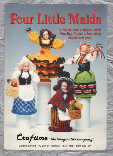 Craftime - Four Little Maids - Basic Torso/Miss Wales/Miss Spain/Miss Netherlands/Miss Hungary - `Egg Cosies` - Knitting Pattern