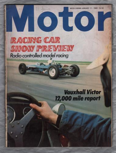 Motor Magazine - Issue No.3473 - January 11th 1969 - `Vauxhall Victor 12,000 Mile Report` - Published by Temple Press Limited