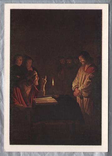 `Christ Before The High Priest - Gerrit van Honthorst (1590-1656) - National Gallery - Postally Unused - Gallery Postcard 