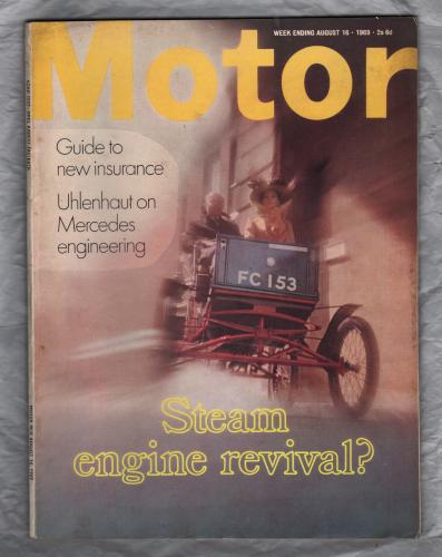 Motor Magazine - Issue No.3504 - August 16th 1969 - `Uhlenhaut On Mercedes Engineering` - Published by Temple Press Limited