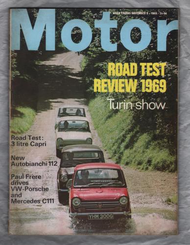 Motor Magazine - Issue No.3516 - November 8th 1969 - `Road Test Review 1969 & Road Test: 3 Litre Capri` - Published by Temple Press Limited