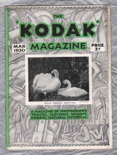 The Kodak Magazine - Vol.8 No.3 - London, March 1930 - `Wild Swans Nesting` - Published by Kodak Limited