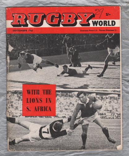 Rugby World - Vol.2 No.9 - September 1962 - `Profile: V.J.S. Harding by Frank Page` - Charles Buchanan Publications Limited