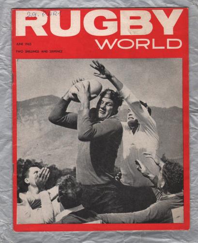 Rugby World - Vol.5 No.6 - June 1965 - `Star-Studded WANDERERS...from Dublin`s fair city by Paul MacWeeney` - Published by Go Magazine