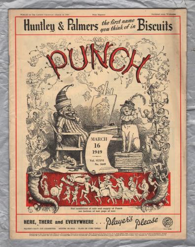 Punch, or The London Charivari - Vol.CCXVI (216) No.5649 - March 16th 1949 - `Ballade of Cultural Ambition by M.H.L` - Published by Bradbury, Agnew & Co. Ltd.