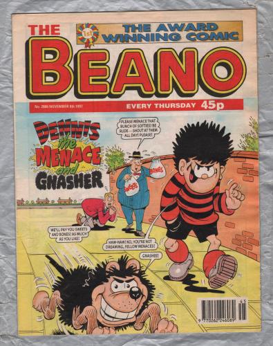 The Beano - Issue No.2886 - November 8th 1997 - `Dennis The Menace And Gnasher` - D.C. Thomson & Co. Ltd