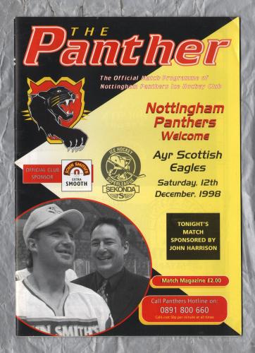 `The Panther` - Nottingham Panthers vs Ayr Scottish Eagles - Saturday 12th December 1998 - Ice Hockey Superleague.