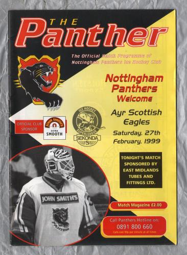 `The Panther` - Nottingham Panthers vs Ayr Scottish Eagles - Saturday 27th February 1999 - Ice Hockey Superleague.