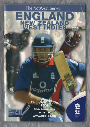 `The NatWest Series` - England vs New Zealand vs West Indies - 24 June-10th July 2004 
